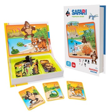 Puzzle magnetyczne safari