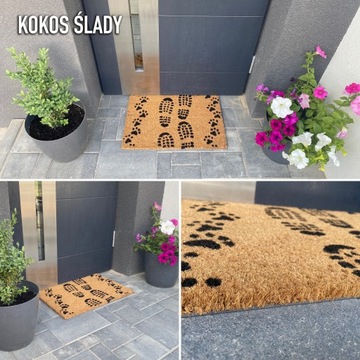 Толстый кокосовый коврик для улицы 40x60 MIX