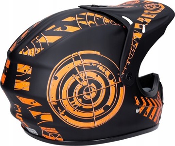 KASK ENDURO MŁODZIEŻOWY WYTRZYMAŁY HOMOLOGACJA EU
