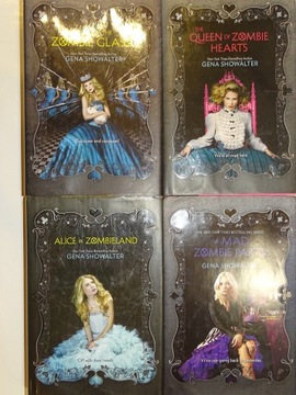 4 X GENA SHOWALTER ALICE IN ZOMBIELAND A MAD ZOMBI