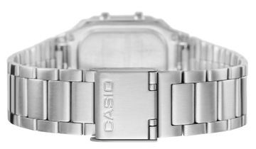 Zegarek męski na bransolecie Casio Telememo Dual Time PL funkcje