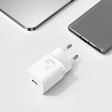 Зарядное устройство FAST Baseus Super Si 25 Вт + кабель USB-C