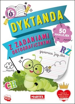 DYKTANDA Z ZADANIAMI ORTOGRAFICZNYMI Z NAKLEJKAMI