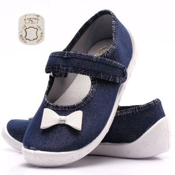 RAWEKS KAPCIE DZIECIĘCE buty z wkładką skórzaną 25
