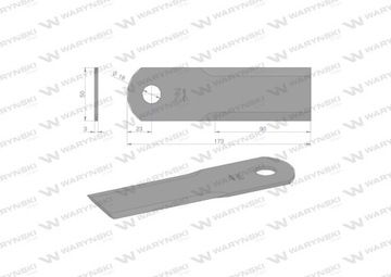 25 вращающихся ножей, измельчитель соломы, измельчитель 0600171