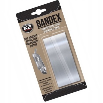 K2 BANDEX BANDAŻ TAŚMA DO NAPRAWY TŁUMIKA 1M