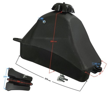 ZBIORNIK PALIWA DB125 Martinelli