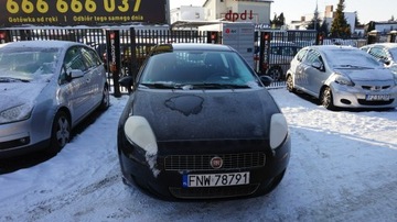 Fiat Punto Grande Punto Hatchback 5d 1.4 8v 77KM 2007 Fiat Punto zarejestrowany, ubezpieczony., zdjęcie 1