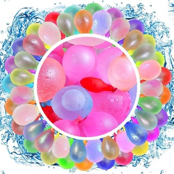 BOMBY WODNE BALONY BALONIKI NA WODĘ KOLOROWE