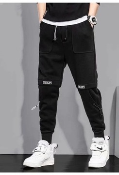 Mens Cargo Pants Harajuku Fashion Joggers Casual S