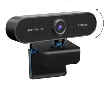 ВЕБ-КАМЕРА FHD ДЛЯ ЗАНЯТИЙ С МИКРОФОНОМ КАМЕРА ДЛЯ КОМАНД SKYPE АВТОФОКУС