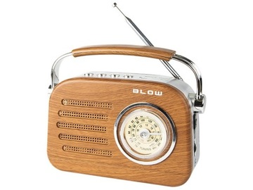 RADIO KUCHENNE RETRO BUDOWLANE PRZENOŚNE SIECIOWE BLUETOOTH FM NA BATERIE