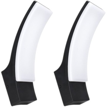 2x Kinkiet Zewnętrzny Lampka LED 12W IP65 na Taras Balkon Ścianę Elewację
