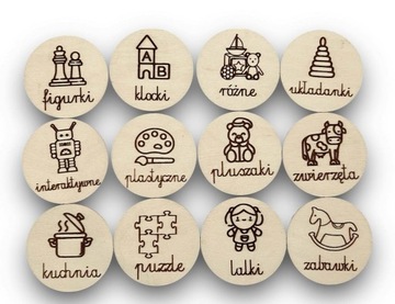 ЭТИКЕТКИ ДЛЯ ИГРУШЕЧНЫХ КОРОБОК ДЕРЕВЯННЫЕ ЭТИКЕТКИ ДЛЯ УПАКОВКИ ИГРУШЕК