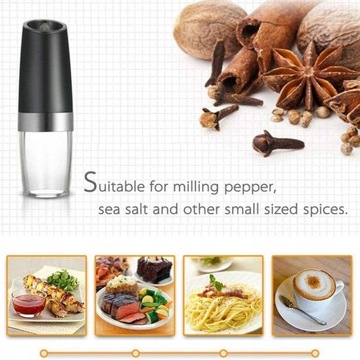 МЕЛЬНИЦЫ ЭЛЕКТРОМЕЛЬНИЦА ДЛЯ СОЛИ И ПЕРЦА 2 ШТ + FUNNAL