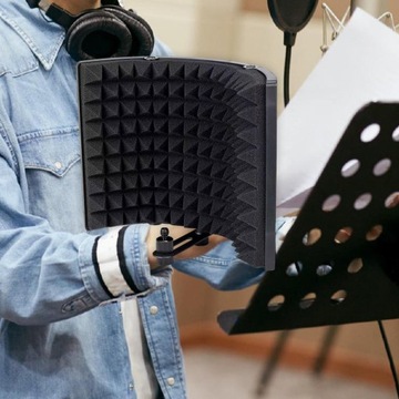 Панельная защита микрофона, ветрозащита, шумоизоляция, 3 панели