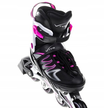 РЕГУЛИРУЕМЫЕ ЖЕНСКИЕ РОЛИКОВЫЕ КОНЬКИ VIVO M 37-40