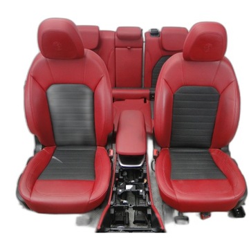 FOTELE TAPICERKA SKÓRA ALFA ROMEO STELVIO 2019R KOMPLET