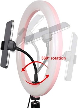 Кольцевой светильник, 12 диммеров, светодиодное освещение для фотосъемки