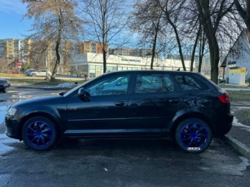 Audi A3 8P Hatchback 3d 2.0 TDI PD 140KM 2008 Audi A3 Sportback Audi A3 Sportback 2,0 Diesel Bogate Wyposazenie Hak Zami, zdjęcie 3