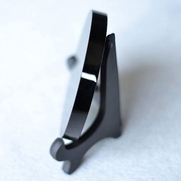 Декоративное круглое готическое зеркало из обсидиана для гадания