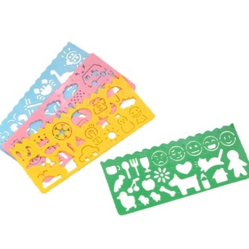 ПЛАСТИКОВЫЕ ШАБЛОНЫ ДЛЯ ДЕТСКОГО ТВОРЧЕСТВА НАБОР