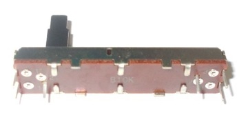 POTENCJOMETR SUWAKOWY 2x B10k 10k STEREO