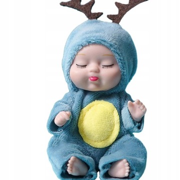 2 х брелок с спящей мультяшной куклой