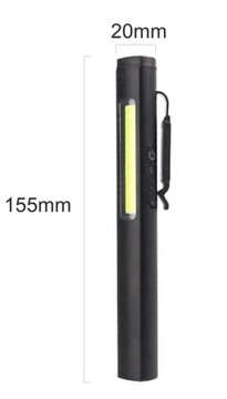 Фонарик для проверки лампы в мастерской Led Pen Light с перезаряжаемым USB-C