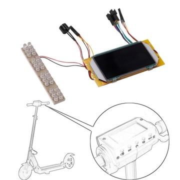 8-дюймовый ЖК-дисплей с дисплеем электросамоката
