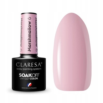 CLARESA Lakier hybrydowy MARSHMALLOW 6 5g