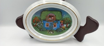 PORCELANOWY OBRAZEK KARI GROSSMANN PORSGRUND