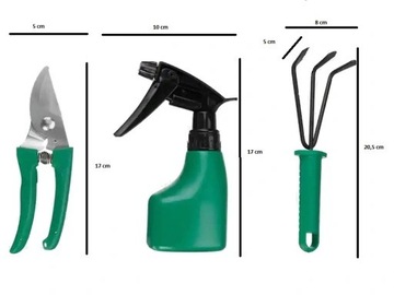 Набор садовых инструментов в чемодане, 5 шт ИДЕЯ ПОДАРКА.