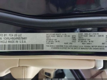 Jeep Grand Cherokee V 2024 Jeep Grand Cherokee 2024 r., 3,6L LIMITED 4X4 3.6 Benzyna 293KM, zdjęcie 11