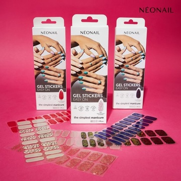 Гибридный лак для ногтей NEONAIL в наклейке GEL STICKERS EASY ON M07