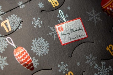 Адвент-календарь с чаем, рождественский подарок