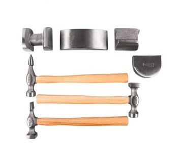 11-640 TPX НАБОР КУЗОВНЫХ МОЛОТОК 7 ШТ.