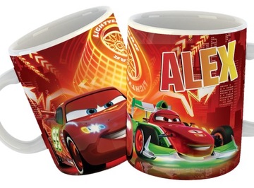 KUBEK ZYGZAK MC QUEEN CARS AUTA DLA DZIECI IMIĘ Y5