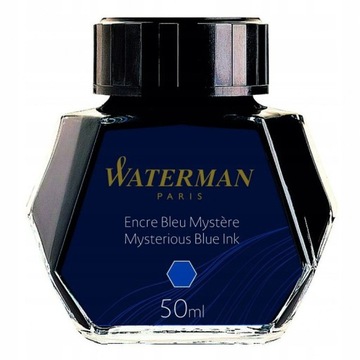 WATEREMAN NIEBIESKI TUSZ ATRAMENT PIÓRO WIECZNE