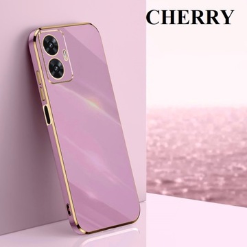 Чехол для REALME C55 I GLAMOUR GOLD CASE + 9H GLASS