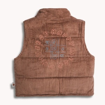 Happymess: двусторонний жилет из шерсти мериноса Bluebird / 5-6 лет