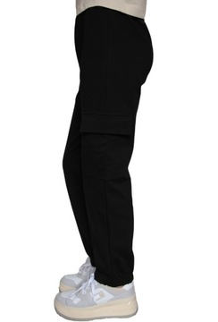 JOGGERY spodnie BOJÓWKI CZARNY 152