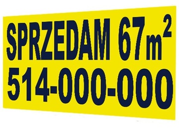Baner 3x2,5 reklamowy POWLEKANY Plandeka 300x250 - 250x300cm CENA 2,5x3