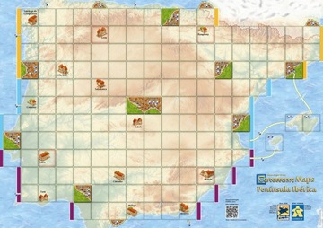 Carcassonne: Mapa Półwyspu Iberyjskiego (druga edycja)