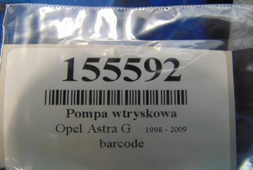 OPEL ASTRA G 2.0DTI ČERPADLO VSTŘIKOVAČE 0470504011