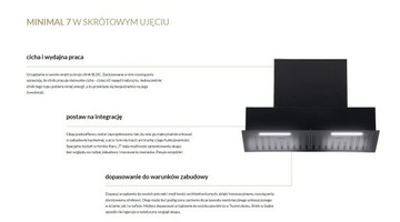 Встраиваемая вытяжка Ciarko MINIMAL 7 74CM