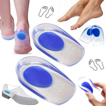 ГЕЛЕВЫЕ ПЯТОЧНЫЕ ВСТАВКИ СИЛИКОНОВЫЕ ВСТАВКИ ДЛЯ ПЯТОЧНОЙ ШПОРЫ 42-47