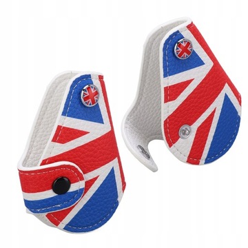 Брелок в стиле красного синего флага