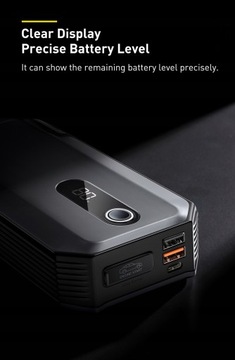 Автомобильный стартер Baseus 20000 мАч Power Bank 2000A