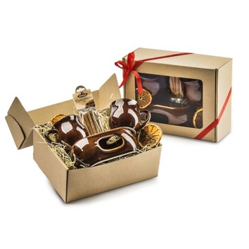 ZESTAW prezentowy do GRZANEGO WINA z 2 kubkami H2